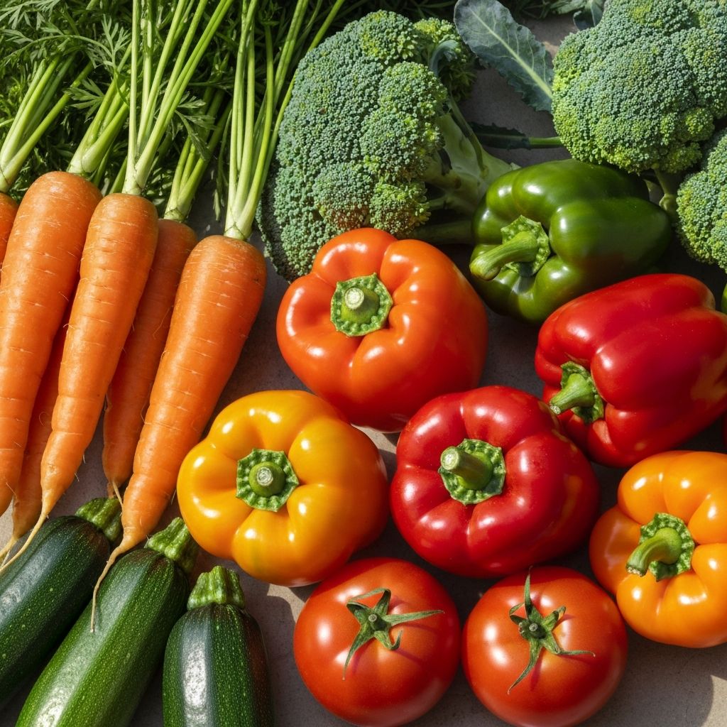 Tuoreita vihanneksia